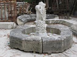 fontana con zampillo